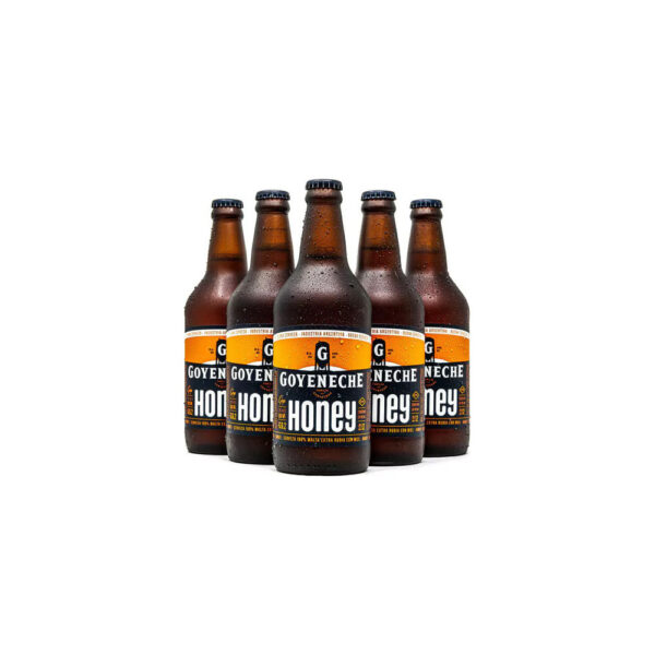 CERVEZA HONEY x500ml - GOYENECHE
