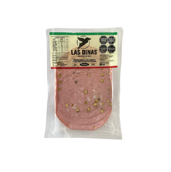 Mortadela c/pistacho x200grs - LAS DINAS