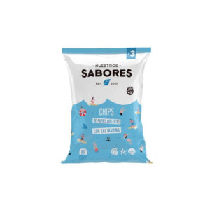 Chips Papas Rústicas Sal Marina 80grs - NUESTROS SABORES