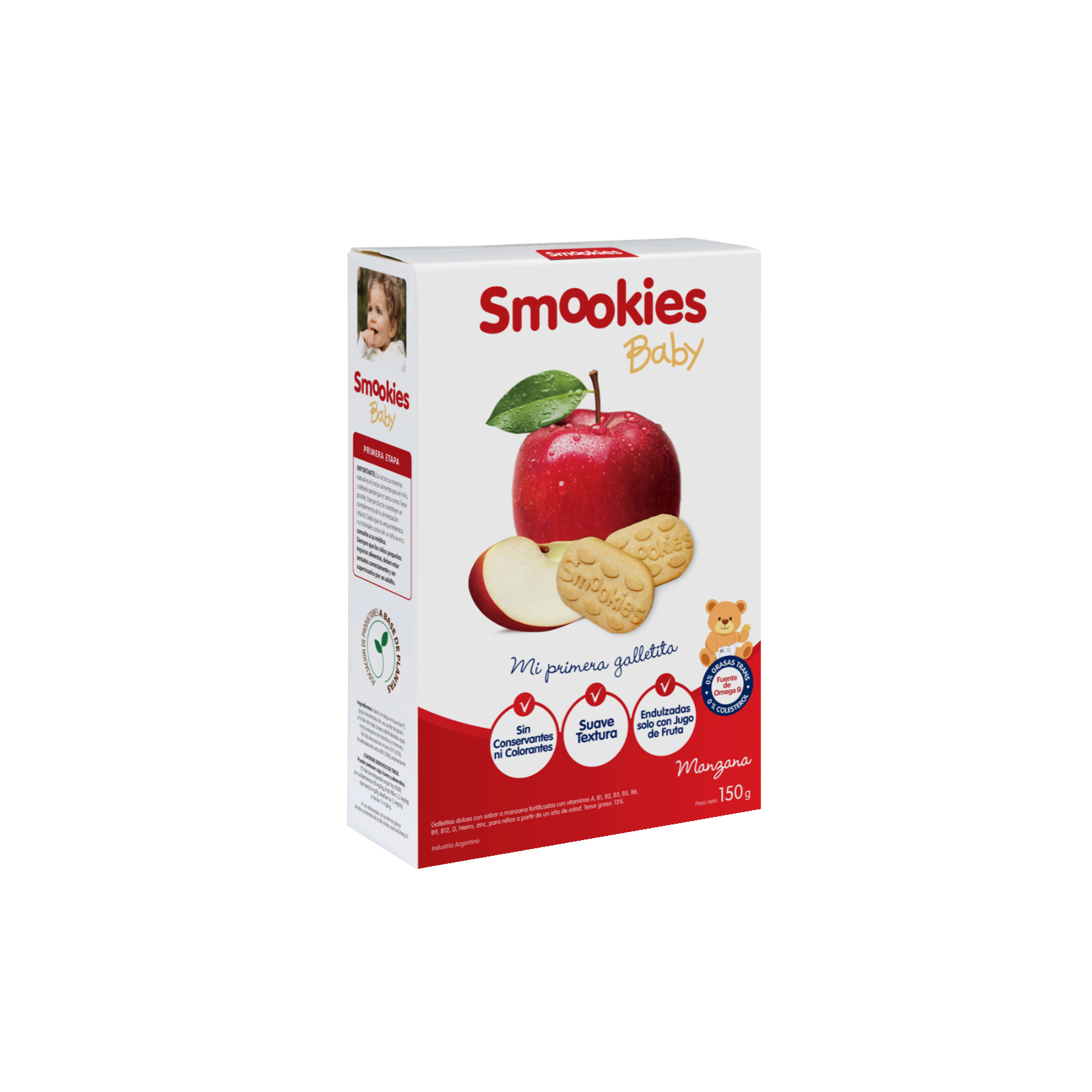 Galletitas Dulces Manzana 150grs - SMOOKIES
