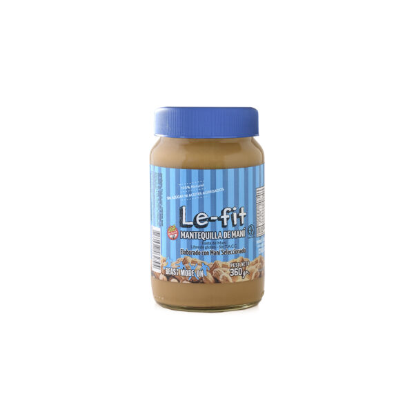 Mantequilla de mani 380grs - LE FIT
