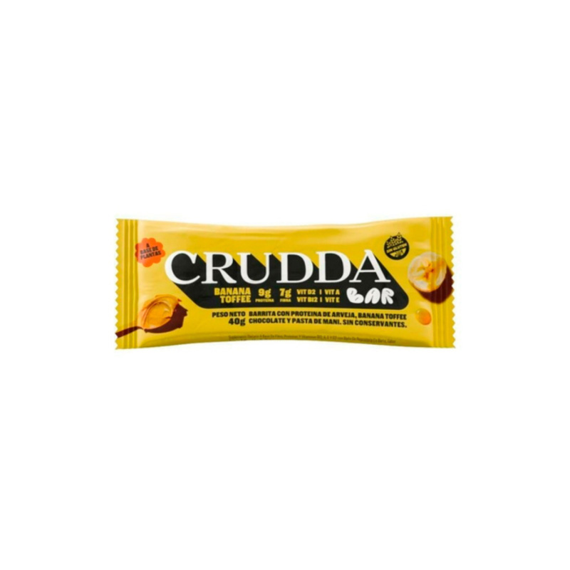 Barra proteica Banana Toffee - CRUDDA