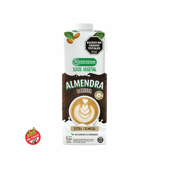 Almendra Barista sin azucar 1L - LA SERENISIMA