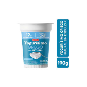 Yogur Griego Natural S/ Endulzar 190grs - YOGURISIMO